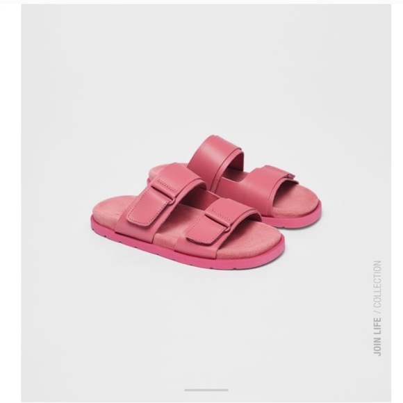 Zara Girls Leather Sandals - Picture 5 of 9